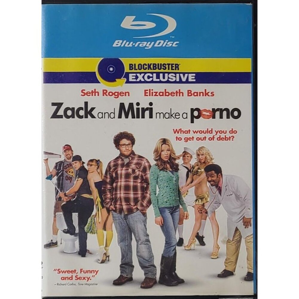 Zack and Miri Make a Porno (2008) Blu-ray Blockbuster Exclusive 2009 Seth Rogen